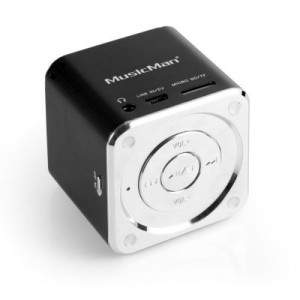 Technaxx Mini Lautsprecher MusicMan Mini AUX, SD, USB Schwarz
