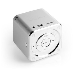 Technaxx Mini Lautsprecher MusicMan Mini AUX, SD, USB Silber