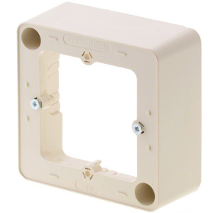 METZ CONNECT Aufputzrahmen 85 x 85 x 35 mm - 1fach, perlwei