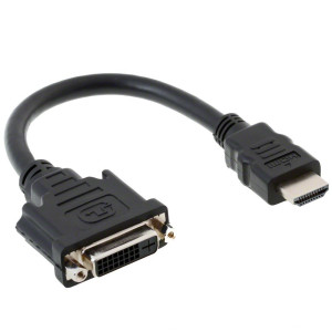 Delock Adapter HDMI Stecker > DVI 24+5 Buchse 20 cm