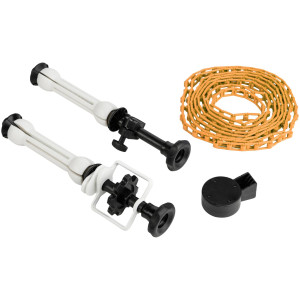 walimex Hintergrundexpan + Kette & Gewicht, orange