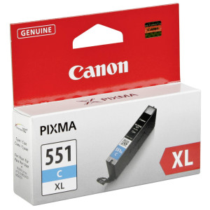 Canon Tintenpatronen CLI-551C XL cyan (ca. 660 Seiten) - Passend fr