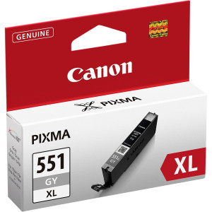 Canon Tintenpatronen CLI-551GY XL grau (ca. 275 Fotos) - Passend fr