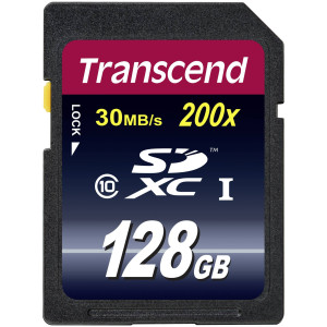 Transcend Premium SDXC-Karte 128GB Class 10