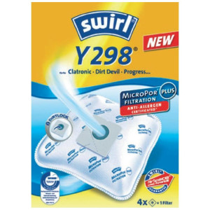 Swirl Y298 MicroPor Staubsaugerbeutel 4St.