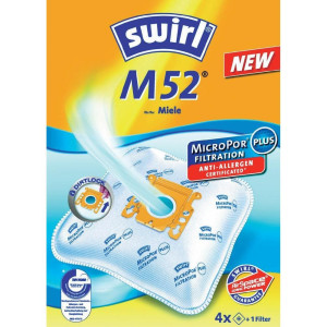 Swirl M52 MicroPor Staubsaugerbeutel 4St.