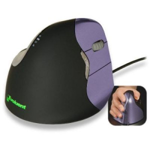 Evoluent Vertical Mouse 4 VM4S Ergonomische Maus USB Optisch Schwarz,
