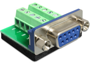 Delock 65268 D-SUB Buchsenleiste 18 Polzahl (num): 9, 10 1St.