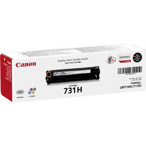 Canon Toner 731H BK Schwarz (ca. 2.400 Seiten) - Passend fr i-