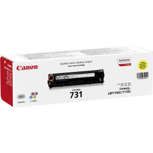 Canon Toner 731 Y gelb (ca. 1.500 Seiten) - Passend fr i-SENSYS