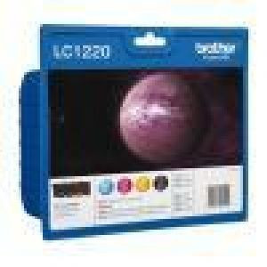 Brother Tintenpatronen LC-1220 Multipack (je 1x BK/M/C/Y) - Passend f
