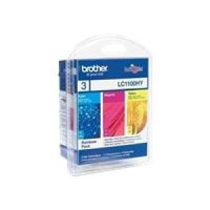 Brother Tintenpatronen LC-1100 Rainbowkit (je 1x M/C/Y) - Passend f