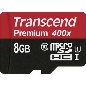 Transcend Premium microSDHC-Karte 8GB Class 10, UHS-I