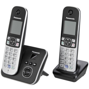 Panasonic KX-TG6822GB schwarz Duo mit AB