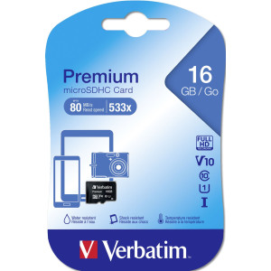 Verbatim microSDHC 16GB Class 10