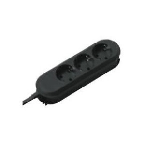 Bachmann 387.171 Steckdosenleiste Schwarz Schutzkontakt 1St.