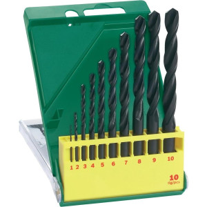 Bosch Accessories 2607019442 HSS Metall-Spiralbohrer-Set 10teilig