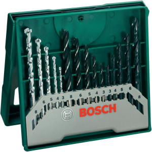 Bosch Accessories 2607019675 X-Line 15teilig Universal-Bohrersortiment