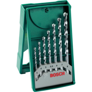 Bosch Accessories Promoline 2607019581 Stein-Spiralbohrer-Set 7teilig