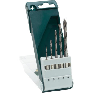 Bosch Accessories 2609255326 Holz-Spiralbohrer-Set 5teilig 2 mm, 3 mm,