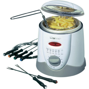 Clatronic FFR 2916 Fondue-Fritteuse 840W mit manueller