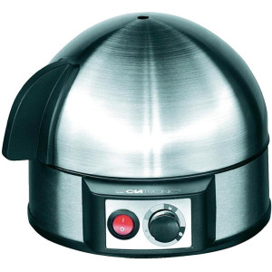 Clatronic EK3321 Eierkocher mit Eierstecher, mit Messbecher Edelstahl