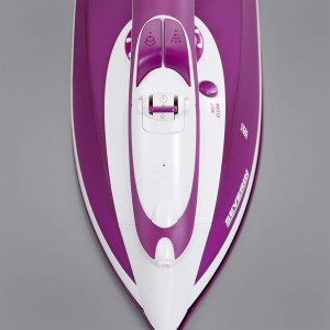 Severin BA 3243 Dampfbgeleisen Wei, Pink 2400W