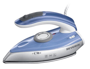 Severin BA 3234 Reisebgeleisen Silber-Blau 1000W