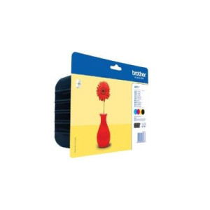 Brother Tintenpatronen LC-121 Multipack (je 1x BK/M/C/Y) - Passend f