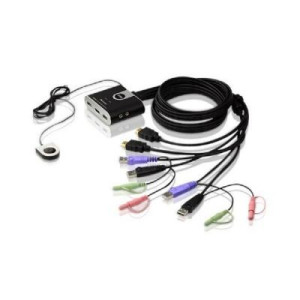 ATEN CS692-AT 2 Port KVM-Umschalter HDMI USB 1920 x 1200 Pixel