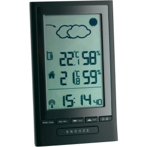 TFA Dostmann Modus Plus 351122 Funk-Wetterstation Vorhersage fr 12