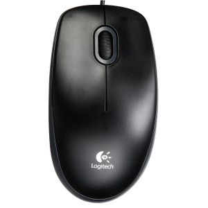 Logitech B100 USB Maus Schwarz