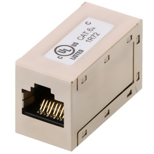 Delock Netzwerk Adapter RJ45 Buchse /Buchse Cat.6A