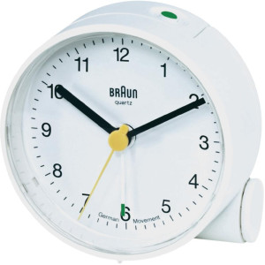 Braun 66004 Quarz Wecker Wei Alarmzeiten 1
