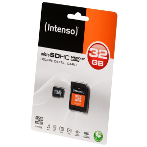 Intenso 32GB microSDHC Class 4 + SD-Adapter
