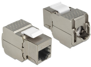 Delock Keystone RJ45 Buchse > LSA werkzeugfrei Cat.6
