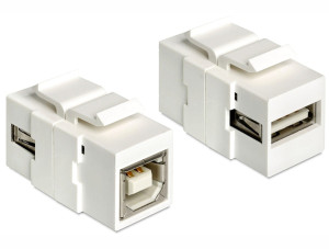 Delock USB 2.0 Adapter [1x USB 2.0 Buchse A - 1x USB 2.0 Buchse B]