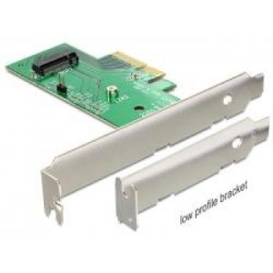 Delock PCI Express x4 Karte > 1 x intern NVMe M.2 Key M 80 mm