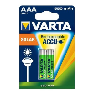VARTA RECHARGE ACCU Solar AAA 550mAh Blister 2