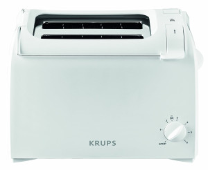 Krups KH1511 Toaster mit eingebautem Brtchenaufsatz Wei