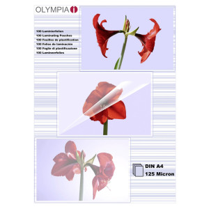 Olympia Laminierfolie DIN A4 125 micron 100St.