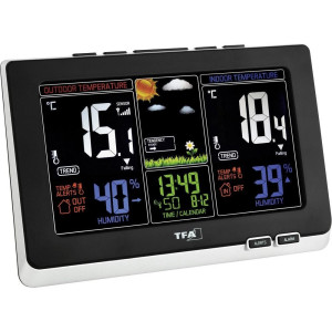 TFA Dostmann Spring 35.1129.01 Funk-Wetterstation Vorhersage fr 6