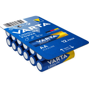 VARTA Longlife Power, Batterie, AA, Mignon, 1,5V, 12Stk - Passend f