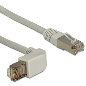 Delock 83515 RJ45 Netzwerkkabel, Patchkabel CAT 5e S/FTP 1.00m Grau