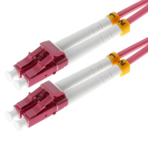 LWL Patchkabel LC/LC Duplex 50/12m OM4 erikaviolett 7,5m