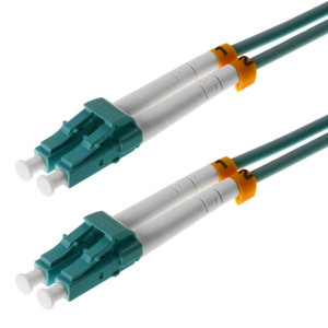 LWL Patchkabel LC/LC Duplex 50/12m OM3 aqua 5,0m