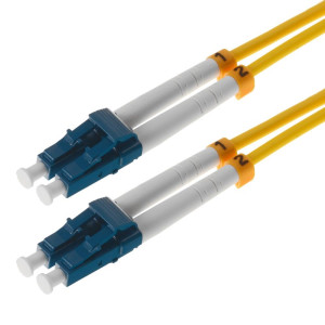 LWL Patchkabel LC/LC Duplex 9/12m OS2 gelb 2,0m