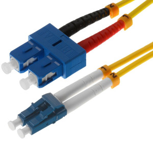 LWL Patchkabel LC/SC Duplex 9/12m OS2 gelb 3,0m