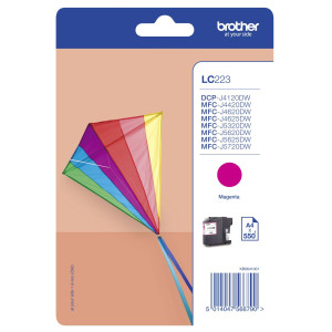 Brother Tintenpatrone LC-223M Magenta (ca. 550 Seiten) - Passend fr