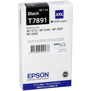 Epson Tintenpatronen T7891 Schwarz XXL (65,1ml) - Passend fr